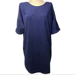 305. Ruby Ribbon Suede like reversible Dress Tunic Medium
